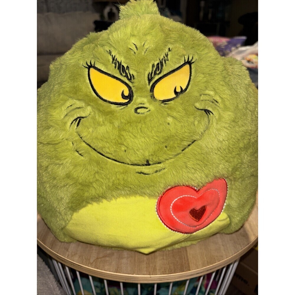 The Grinch Dr.Suess Heart FuzzAMallows 13' by SquishMallows